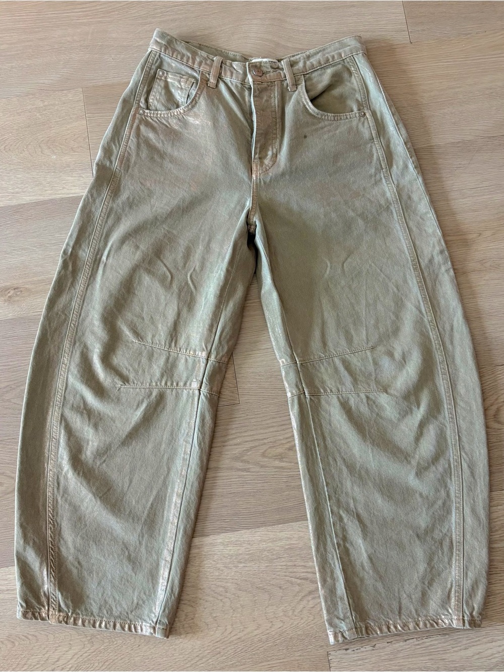 Free People Barrel Jeans